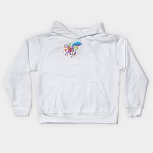 Rainbow Octopus Kids Hoodie